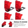 thumbnail image 3 of TABLZONE Toggle Cover Red Safety Guard Plastic and Iron for Protection 4Pcs, 3 of 6