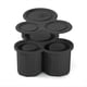 thumbnail image 1 of Bandeja de Silicona para Cubitos de Hielo con Tapa, Molde para Hielo de Fácil Liberación, Máquina para Hacer Cubitos de Hielo Flexible para Whisky, Cóctel, Negro, 1 of 6