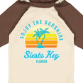 thumbnail image 4 of Inktastic Summer Enjoy the Sunshine Siesta Key Florida in Blue Boys or Girls Long Sleeve Baby Bodysuit, 4 of 5