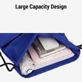 thumbnail image 4 of Mochila con cordón, bolsa impermeable, tela Oxford, saco trasero con cordón, 4 of 8