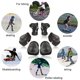 thumbnail image 4 of Rodilleras para niños Juego de rodilleras y coderas para niños pequeños con muñequeras 3 en 1, juego de equipo de protección para niños para patinar, andar en bicicleta, andar en bicicleta, patinar,, 4 of 6