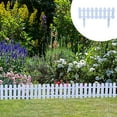 thumbnail image 5 of Kayannuo 6ft Mini Yard Fence - Decorative Small Fence for Garden, Patio & Flower Beds - Weatherproof - - White/Picket - Perfect for Outdoor Decor, 5 of 6