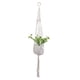thumbnail image 3 of Fiudx Cesta Colgante Europea, Percha Decorativa de Malla, Cuentas de Madera Natural, Diseño de Tejido Flexible, Ideal para Jardinería Interior, Decoración de Paredes, Uso En La Oficina y El Hogar, 10, 3 of 4