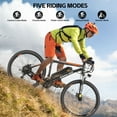 thumbnail image 2 of Gocio 27.5" Electric Mountain Bike 500W E-Bike with 48V 10.4Ah Battery, 19.8MPH Long Range Electric Bicycles with Aluminum, Lockable Front Fork Suspension, LCD Mountain E Bike for Adults, UL2849, 2 of 9