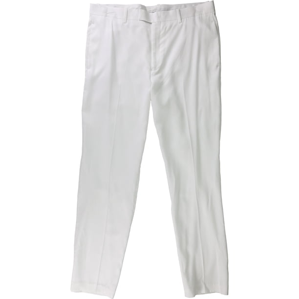 Pantalones Alfani Hombre Casual Suaves Blanco 34W x 34L