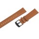 thumbnail image 3 of Rápido Desenganche Auténtico Cuero Reloj Banda 22mm Ancho Flor Vaca Cuero Reloj Correa para Hombres y Mujeres, Claro Marrón y Negro, 3 of 8