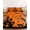 Orange, Pumpkin, Midnight Black, Charcoal, variant on King Size Fitted Sheet Set - Orange Halloween 3 Piece Bedding Sets 16" Deep Pocket Fitted Sheet with 2 Pillowcases, Scary Castle Bats Tree Silhouette Brushed Microfiber Hotel Luxury Bed Sheets