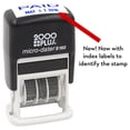 thumbnail image 3 of Cosco 2000 PLUS Self-Inking Rubber Date Office Stamp with PAID Phrase & Date - BLUE Ink (Micro-Dater 160), 12-Year Band, 3 of 3