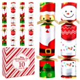 thumbnail image 1 of Paquete de 10 obsequios de mesa para fiestas navideñas con sombreros y regalos Jorfin, 1 of 8