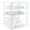 NEW 1 PCS, variant on Gofinoday Clear Baby Bottle Storage Organizer for Countertop or Cabinet, 3-Tier Acrylic Organizer with Adjustable Shelves, Removable Dividers & Magnetic Door