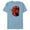 Ocean Blue, variant on Daredevil Super Hero Comic Art Red & Black Face Raw - Short Sleeve Blended T-Shirt for Adults - Customized-Black