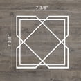 thumbnail image 2 of Ekena Millwork 7 3/8"W x 7 3/8"H x 3/8"T Extra Small Kiowa Decorative Fretwork Wall Panels in Architectural Grade PVC, 2 of 9
