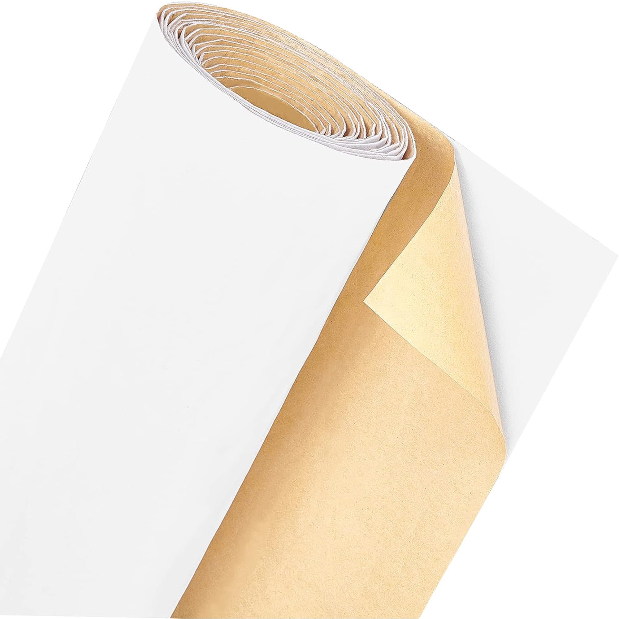 157x9.8inch White Self Adhesive Velvet Flock Liner Velvet Fabric for Jewelry Drawer Craft Fabric Upholstery Peel Sticker(0.8mm thick) Craft Supply
