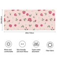 thumbnail image 3 of Pioneer Flower Floral Print Pattern Bathroom Rugs Mat, Non Slip Microfiber Bathroom Rug with Rubber Backing, Soft Mats for Bathroom Floor Tub Shower, 24"x60", 3 of 5