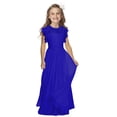 thumbnail image 1 of Ropa infantil, vestidos de novia para niños, vestidos de princesa de gasa con encaje para cumpleaños de niñas, 1 of 1