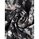 thumbnail image 5 of INSPIRE CHIC Vestidos de gasa para mujer, vestido mini sin mangas con fruncido y estampado floral, L Negro-Floral, 5 of 6