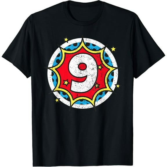 9th Birthday T-Shirt Age 9 For Kids For Boys For Girls