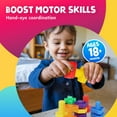 thumbnail image 3 of Tuercas y tornillos de plástico Engineering Toy Skoolzy, 24 piezas, 3 of 9