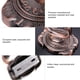 thumbnail image 2 of Perchero de metal para abrigos y sombreros, de bronce rojo, para colgar en la pared, estilo antiguo, para baño, 2 of 8