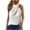 White, variant on Meichang Women's Criss Cross Halter Neck Tops Dressy Casual Sleeveless Eyelet Embroidery Tank Tops Solid Back Zipper Business Work Blouses White XL