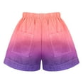 thumbnail image 2 of Shorts for Women Comfy Summer Tie-Dye Drawstring Elastic Waist Pockets Casual Bermuda Cargo Board Gym Multicolor Bottoms Sizes 4XL, 2 of 5