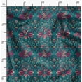 thumbnail image 2 of Soimoi Poly Taffeta Green Fabric By the Yard - 56 Inch Wide - Florals Print Fabric - Elegant and Timeless Patterns for Fashion and Home Decor Printed Fabric, 2 of 6