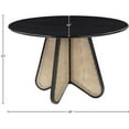 thumbnail image 3 of Meridian Furniture Butterfly Black Dining Table, 3 of 6