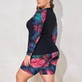 thumbnail image 6 of PBFRDSJ Womens 2 Piece Plus Size Rash Guard Swimwear UPF 50+ Sun Protection Surf Swim Shirts with Boyshort, 6 of 6