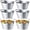 Metal, variant on 6 Pcs Plastic Ice Buckets Bulk with Handles 4.5L Oval Storage Tub Large Capacity Ice Drink Bucket for Summer Party Bar Wine Beer Champagne Beverage Bottle Cooler(4.5 L,Multicolor)