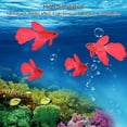 thumbnail image 3 of Peces Pequeños De Silicona, Peces Artificiales Realistas, Peces Falsos Coloridos Con Función De Limpieza, Adorno Flotante Para Decoración De Acuario Para Agua Dulce Y Salada, 3 of 7
