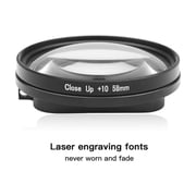 Close Lens,Ro Lens Waterproof 7 6 5 Lens 7 58mm Lens Qisuo Eryue