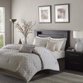thumbnail image 1 of Madison Park MP10-1737 Biloxi Comforter Set, California King, Silver, 1 of 5
