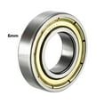 thumbnail image 3 of Deep Groove Ball Bearing 6901ZZ Double Shield, 12mm x 24mm x 6mm Carbon Steel Bearings 8Pcs, 3 of 4
