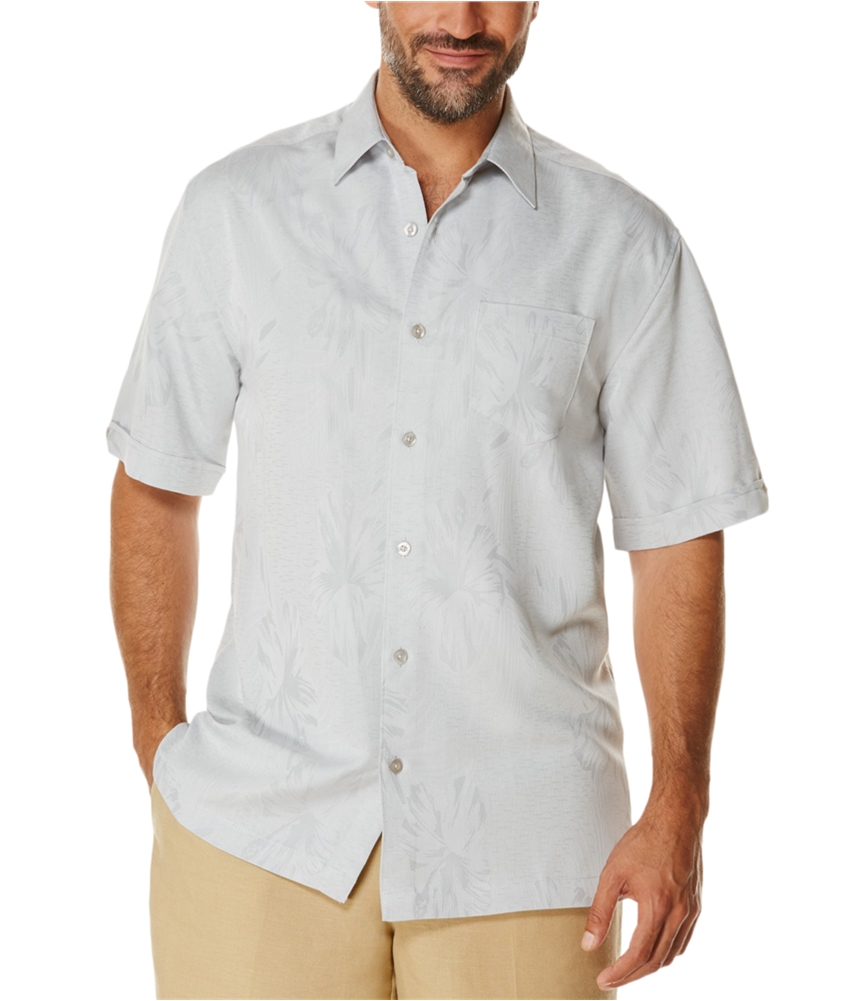 Tall Floral Jacquard Button Up Shirt 