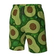 thumbnail image 5 of Disketp Men'S Swim Trunks Hawaiian Breathable Surf Beach Swimsuits Mesh Lining Beach Shorts With Pockets-Big Colorful Avocados, 5 of 9
