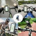 thumbnail image 3 of Adjustable 360° Rotating Waterproof Bike and Motorcycle Phone Mount with Anti-Shock Design and Touchscreen Compatibility, 3 of 9
