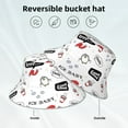 thumbnail image 6 of PAYOHTO Penguin Girly Pattern Bucket Hats for Women Men, Beach Summer Outdoor Fisherman Hat for Boy Girl, 6 of 8