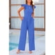 thumbnail image 5 of Mono Enterizo PRETTYGARDEN de Punto Canalé Azul XL, 5 of 6