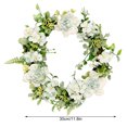 thumbnail image 3 of Puerta artificial Guirnalda de flores Simulación Decoración floral Banquete de boda Guirnalda de flores falsas Adorno para el hogar, Azul, 30 cm Eigraketly HA9088-02B, 3 of 6