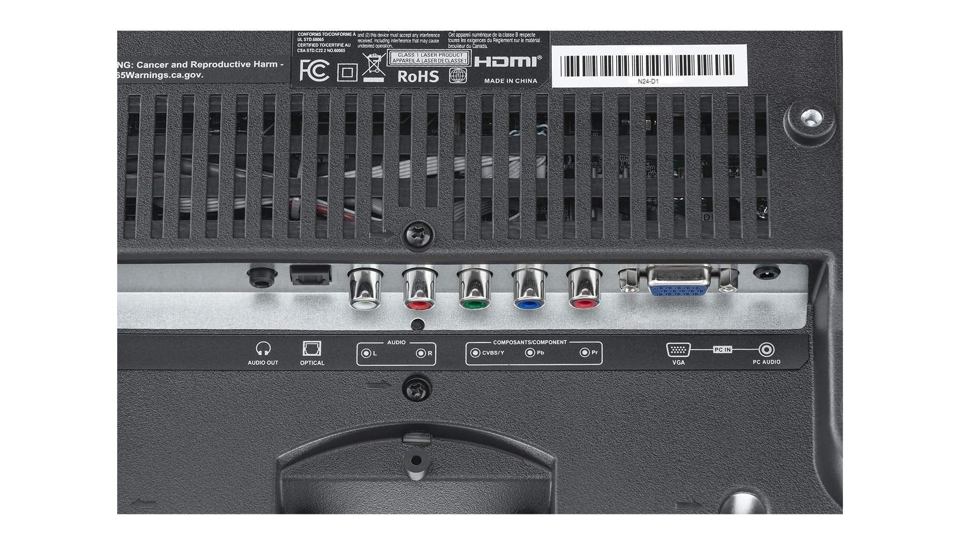  Norcent 24 pulgadas 720P HD LED Smart TV (N24H-S1) sistema  WebOS integrado, puertos ópticos USB HDMI ARC, con función TTS : Electrónica