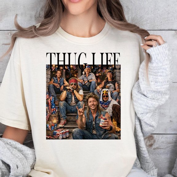 4th of July Thug Life Shirt Funny Fourth of July tShirt 4th Of July Meme Shirt Patriotic T