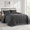 Grey-Alaskan King-136" x 120", variant on Grey Alaskan King-136" x 120" Oversized All Season Down Alternative Comforter