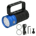 thumbnail image 1 of Torche de Plongée, Simple Apparence Conception Torche Imperméable pour le Camping pour la Photographie Bleu, 1 of 8