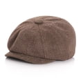thumbnail image 5 of Sombrero Bailey para padres e hijos de otoño e invierno, sombrero para niños, sombrero con lengüeta de pato para adultos, sombrero octogonal de vendedor de periódicos, sombrero delantero para hombres, 5 of 5