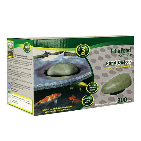 TetraPond De-Icer, Thermostatically Controlled Winter Survival Solution For Fish, UL