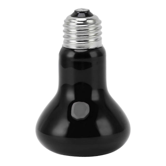 Bombilla E27 para lámpara de calor de reptiles, foco de calor multifuncional para reptiles y serpientes, 110-120 V, color negro, 50 W