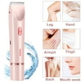 thumbnail image 3 of Double-head Women Electric Shaver USB Rechargeable Waterproof Portable Travel Face Body Bikini Area Arm Leg Hair Removal Razor Epilator Trimmer, 3 of 8
