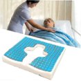 thumbnail image 1 of Premium Anti-decubitus Cushion - Bed Sore Relief With T-shaped Opening Triangular Slope Design, 1 of 4
