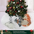thumbnail image 6 of FMSHPON Halloween Ghost Gnome Boo Bat Xmas Christmas Tree Skirt Stand Mat for Holiday Party Decoration Indoor Outdoor 36 inches, 6 of 6