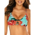 thumbnail image 1 of RELLECIGA Women's Strappy Longline Triangle Bikini Top, 1 of 6